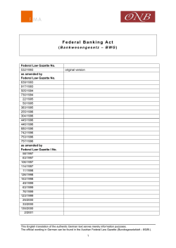 Federal Banking Act - European Commission