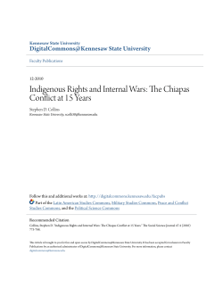 Indigenous Rights and Internal Wars: The Chiapas