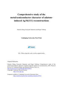 Comprehensive study of the metal/semiconductor character