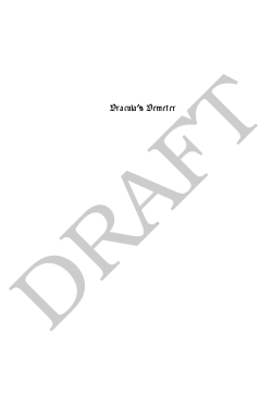 Dracula`s Demeter