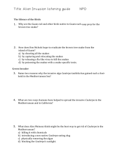 Scientific American Frontiers:Alien Invasion