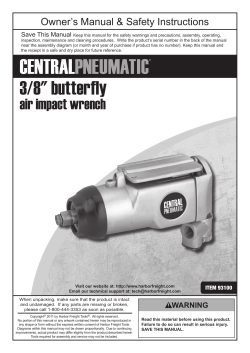 3/8" butterfly - Harbor Freight Tools