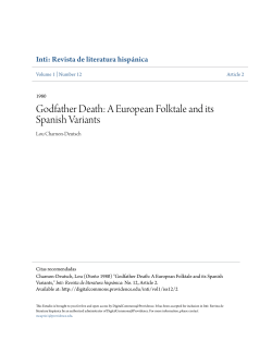 Godfather Death: A European Folktale and its Spanish Variants