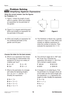 Problem Solving 11-2