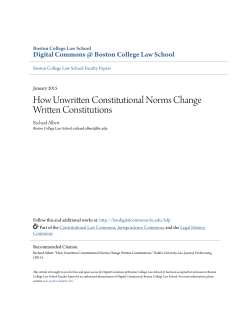 How Unwritten Constitutional Norms Change Written Constitutions