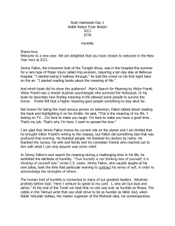 September 14, 2015, First Day of Rosh Hashanah