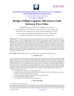 Design of High Capacity Microwave Link between Two