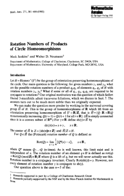 Rotation numbers of products of circle homeomorphisms