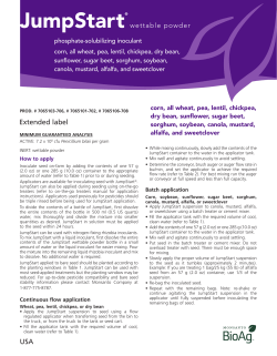 JumpStart &reg; Wettable Powder