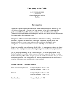 Emergency Action Guide