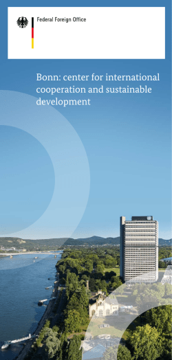 center for international cooperation and sustainable