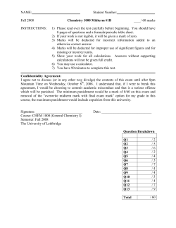 Answers - U of L Class Index