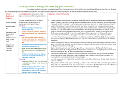 3.5: Why is there suffering? Are there any good