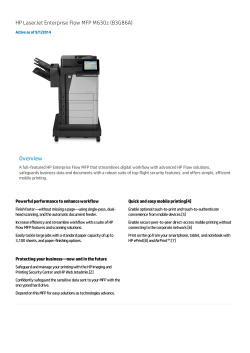 HP Original LaserJet Enterprise Flow MFP M630z