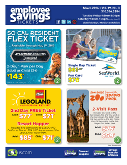 SavIngs - Employee Savings Tickets