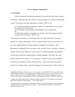 Is Even Thought Compositional