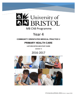 MB ChB Programme - Blackboard
