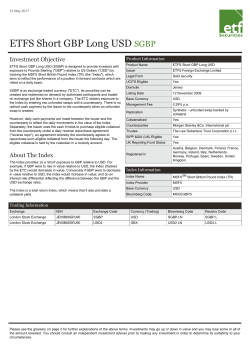 ETFS Short GBP Long USD SGBP