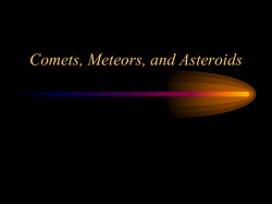 Comets Asteroids and Meteors