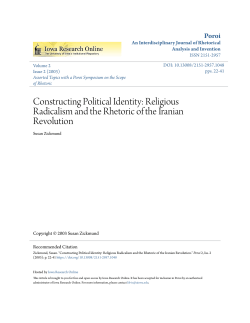 Constructing Political Identity: Religious
