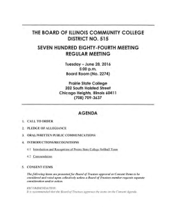 the board of illinois community college district no. 515 seven