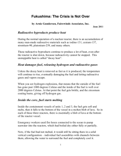 Fukushima: The Crisis is Not Over (Gundersen, June 2011)