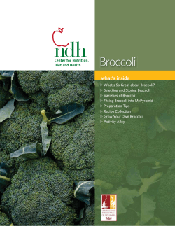 Broccoli - University of the District of Columbia