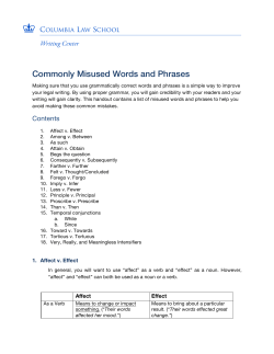 Commonly Misused Words and Phrases Handout final