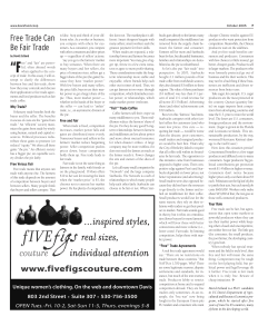 Free Trade Can Be Fair Trade