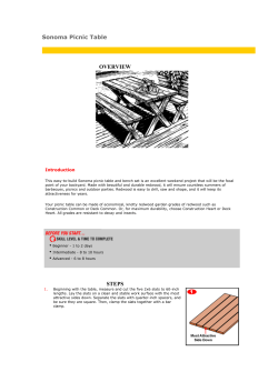 Sonoma Picnic Table