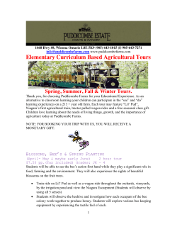 Elementary Curriculum Based Agricultural Tours