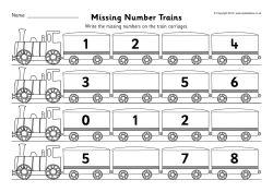 Missing number trains