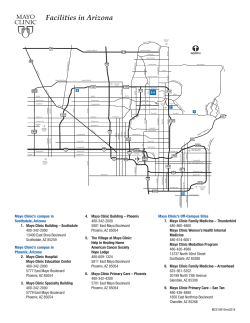 Facilities in Arizona - Map - MCS14910
