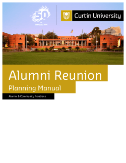 Alumni Reunion - Curtin alumni