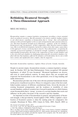 Rethinking Bicameral Strength: A Three