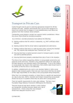 4.5c Transport in private cars
