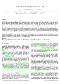 On the perception of morphodynamic model skill