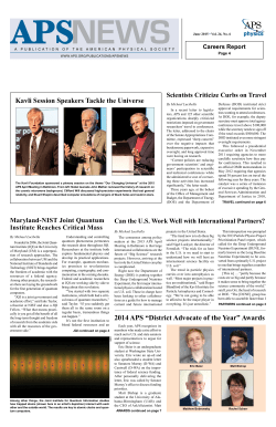 2014 APS &ldquo;District Advocate of the Year&rdquo; Awards