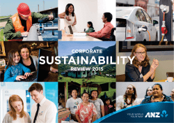 Corporate Sustainability Review 2015