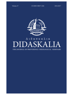 Here - Providence Theological Seminary