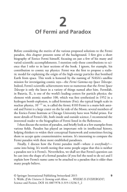 Of Fermi and Paradox