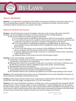 BY-LAWS - Chapman University