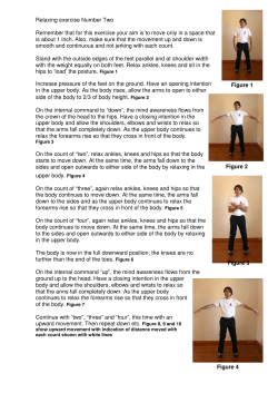 Figure 1 Figure 3 Figure 2 Figure 4 Relaxing exercise Number Two