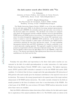 On dark matter search after DAMA with Ge-73