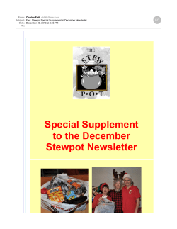 December 2016 Supplement - Stewpot