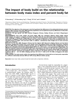 The impact of body build on the relationship between body mass