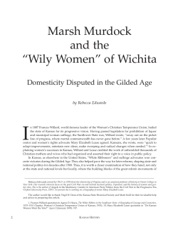 Marsh Murdock and the &ldquo;Wily Women&rdquo; of Wichita