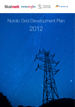 Nordic Grid Development Plan