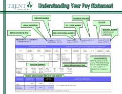 Understanding your pay statement