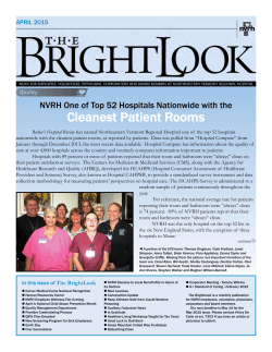 Cleanest Patient Rooms